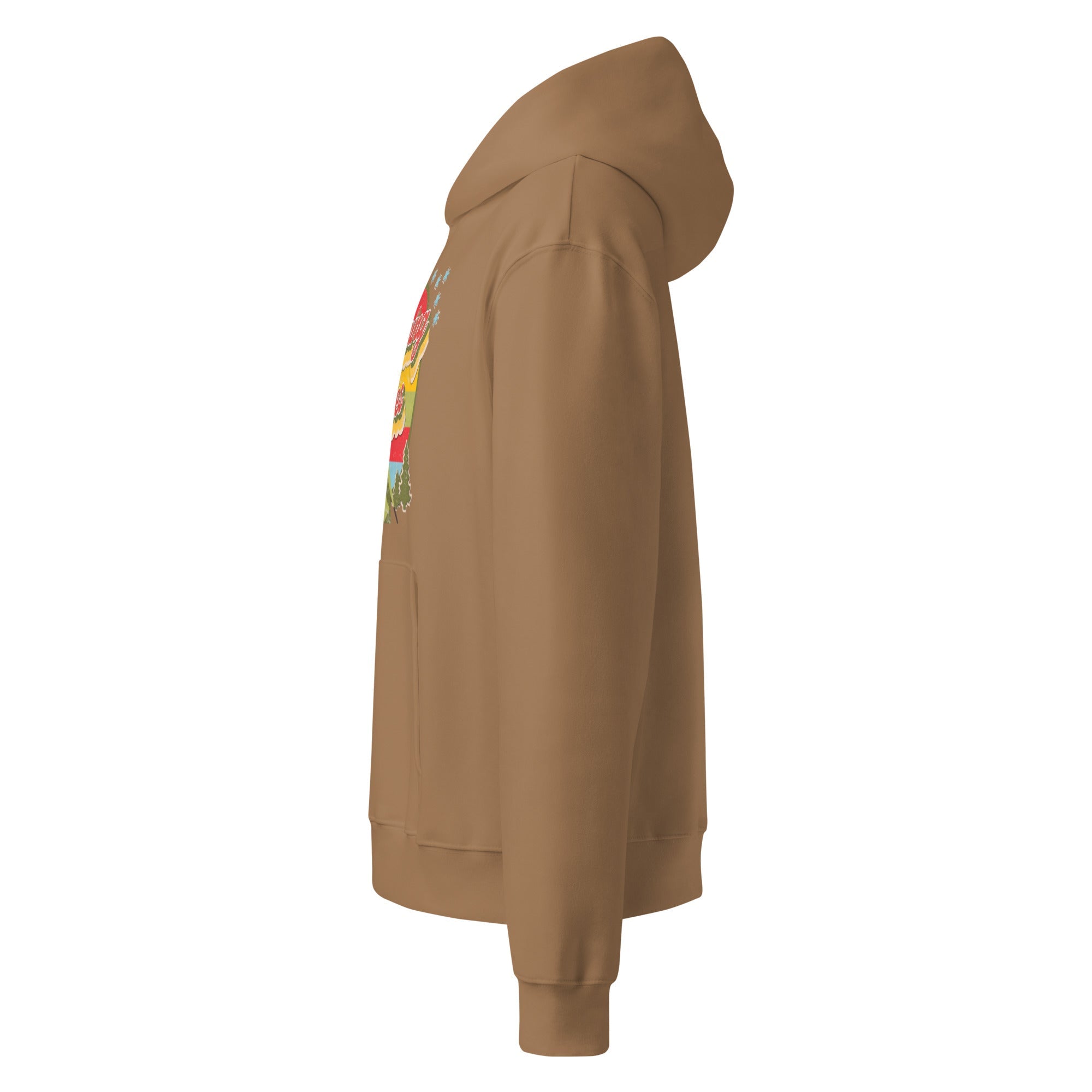 Camping vibe graphic hoodie Oversized heavyweight hoodie - RBW COLLECTION