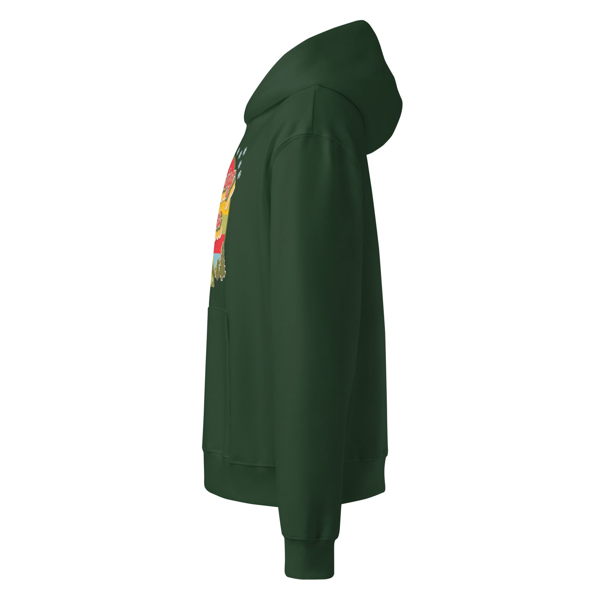 Camping vibe graphic hoodie Oversized heavyweight hoodie - RBW COLLECTION