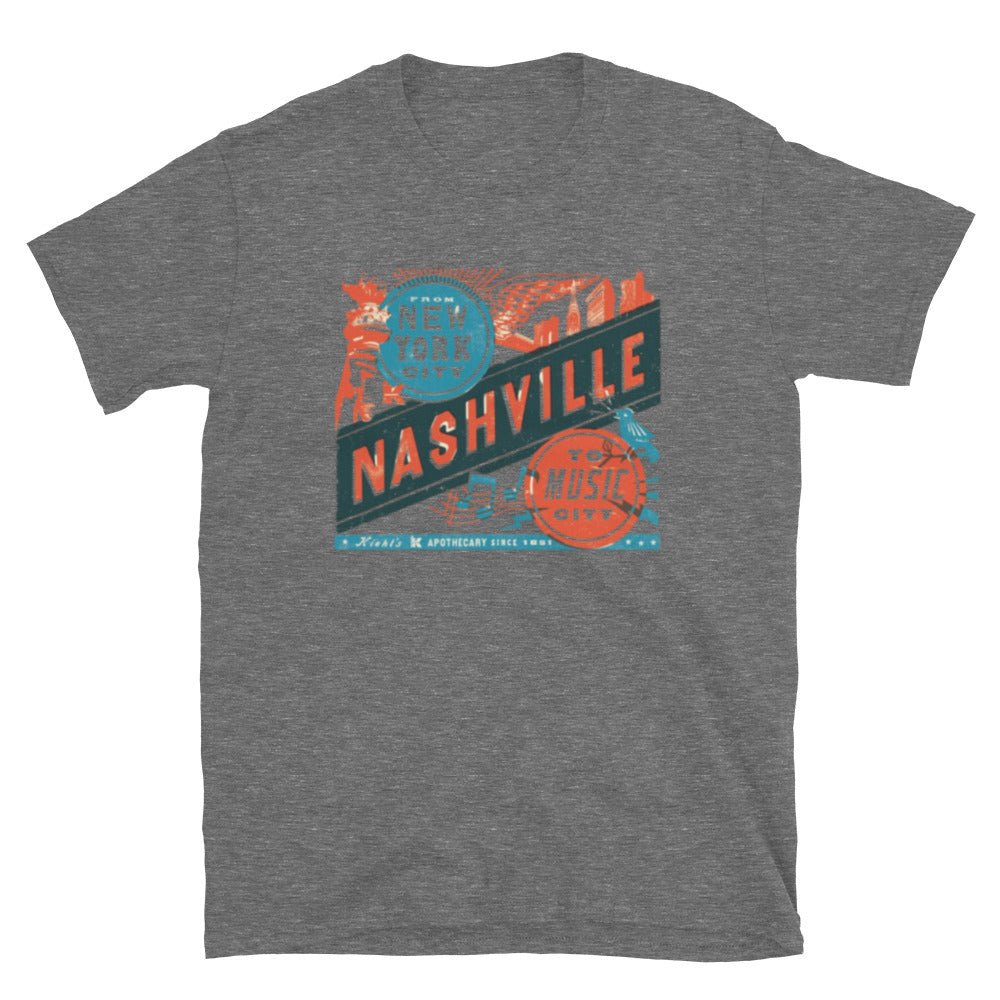 Nashville TN GRAPHIC T_SHIRTShort - Sleeve Unisex T-Shirt - RBW COLLECTION
