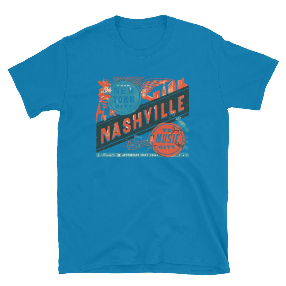 Nashville TN GRAPHIC T_SHIRTShort - Sleeve Unisex T-Shirt - RBW COLLECTION