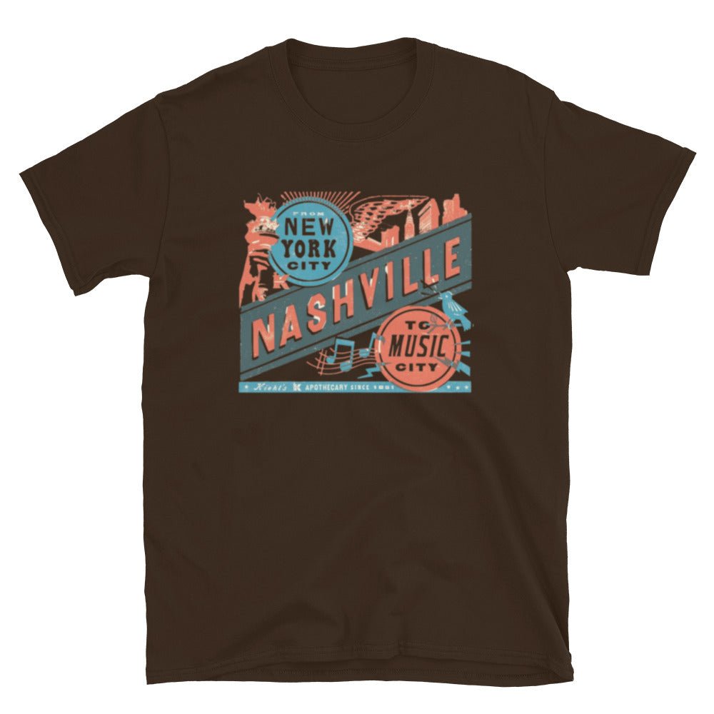 Nashville TN GRAPHIC T_SHIRTShort - Sleeve Unisex T-Shirt - RBW COLLECTION