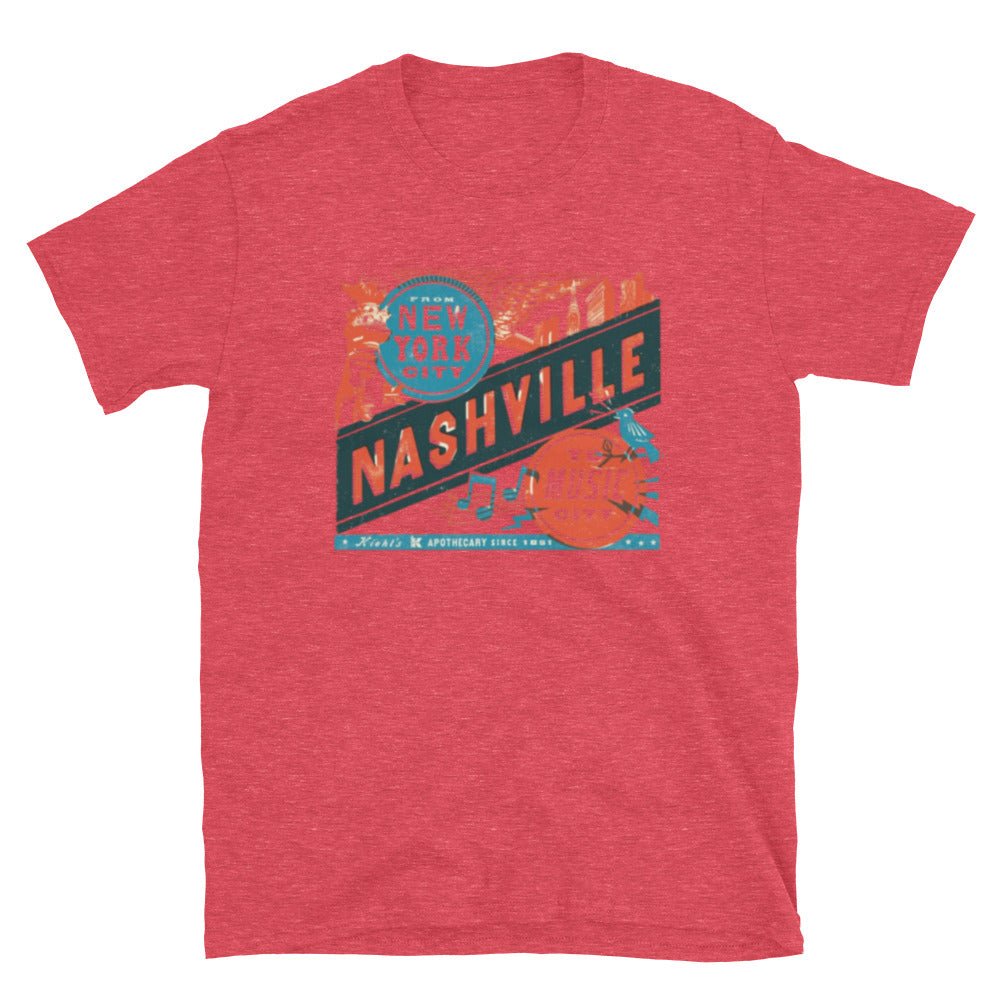 Nashville TN GRAPHIC T_SHIRTShort - Sleeve Unisex T-Shirt - RBW COLLECTION