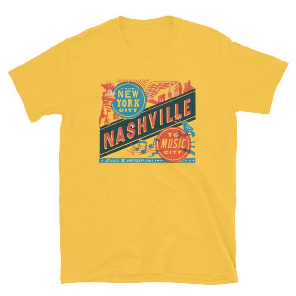 Nashville TN GRAPHIC T_SHIRTShort - Sleeve Unisex T-Shirt - RBW COLLECTION
