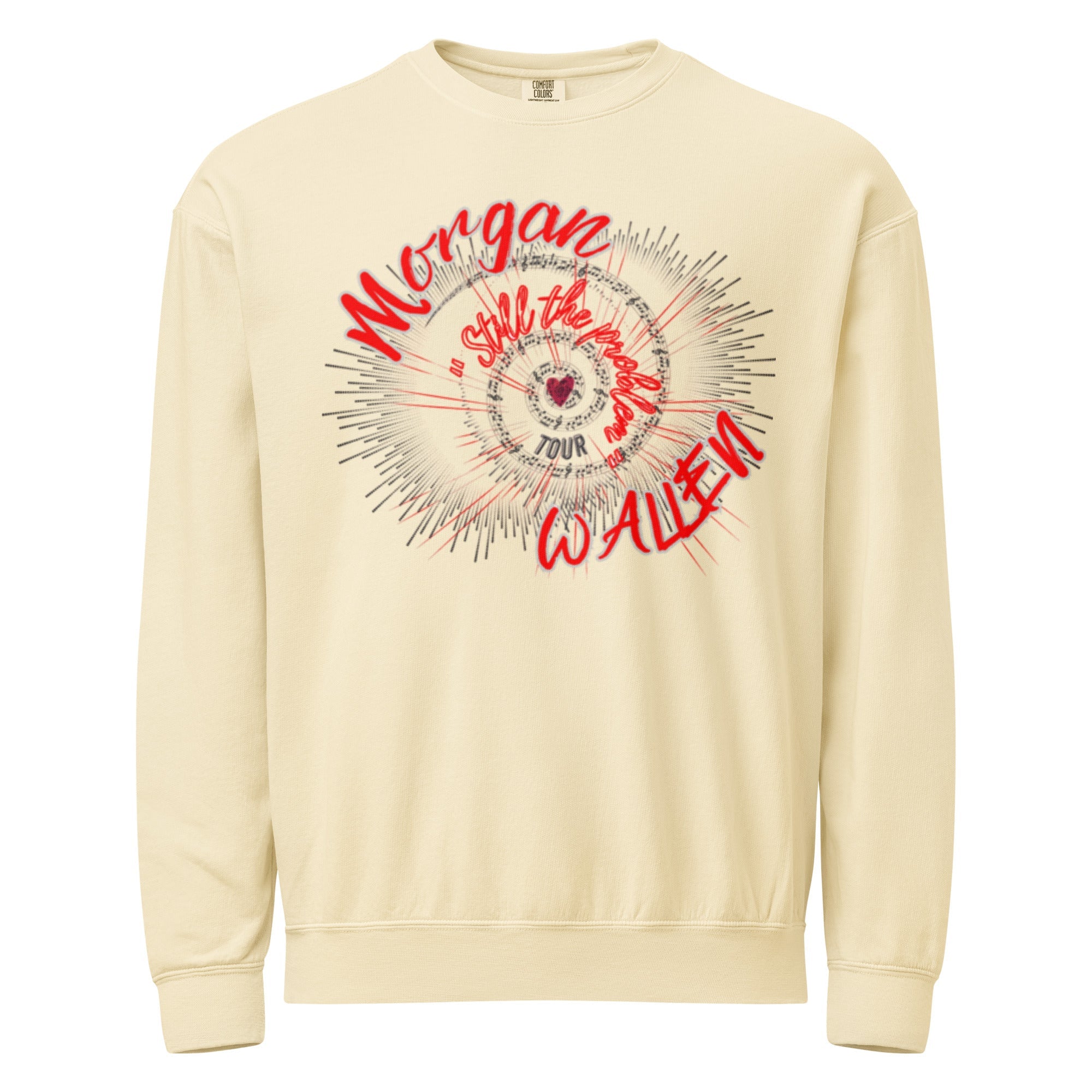 Unisex garment-dyed fleece crewneck sweatshirt - RBW COLLECTION