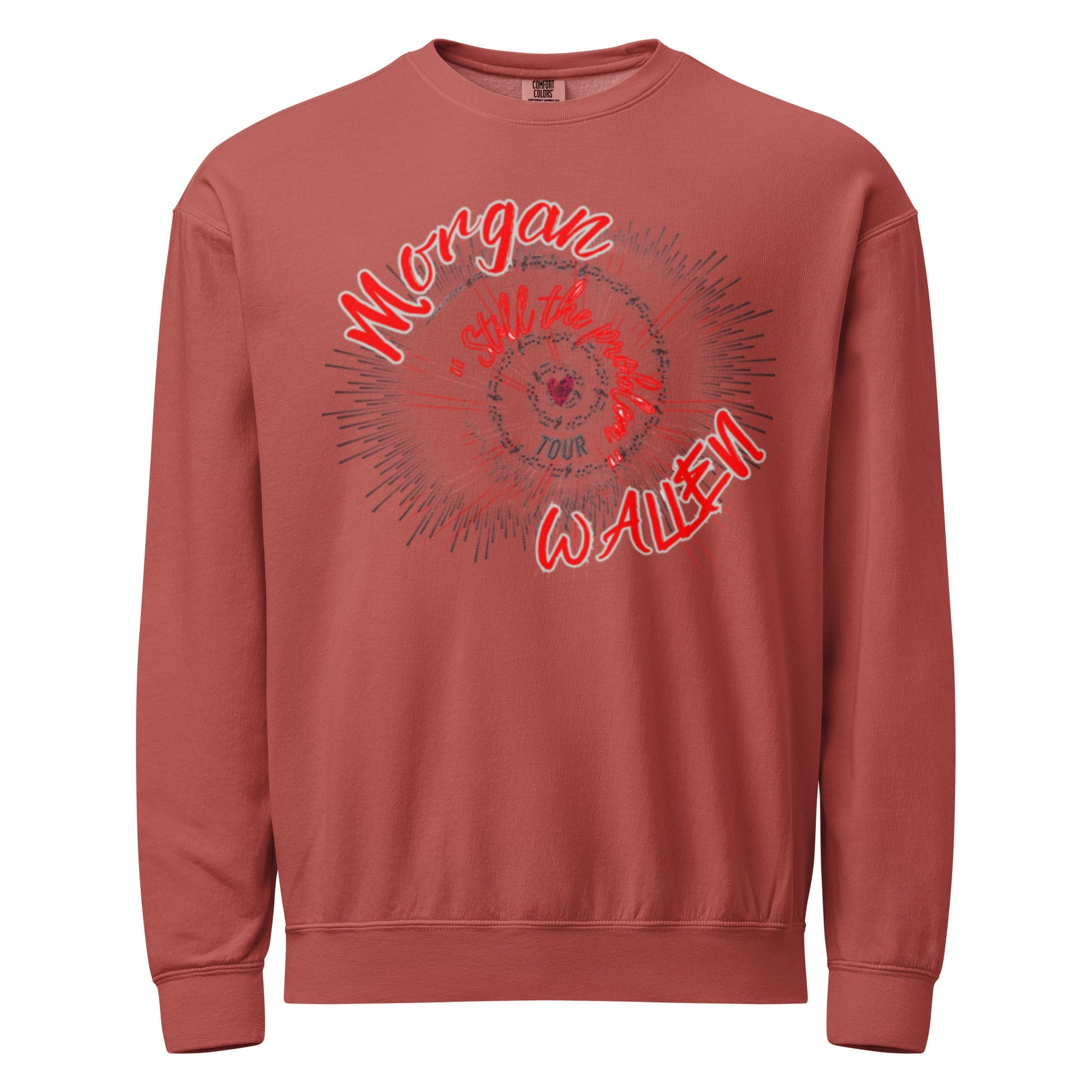 Unisex garment-dyed fleece crewneck sweatshirt - RBW COLLECTION