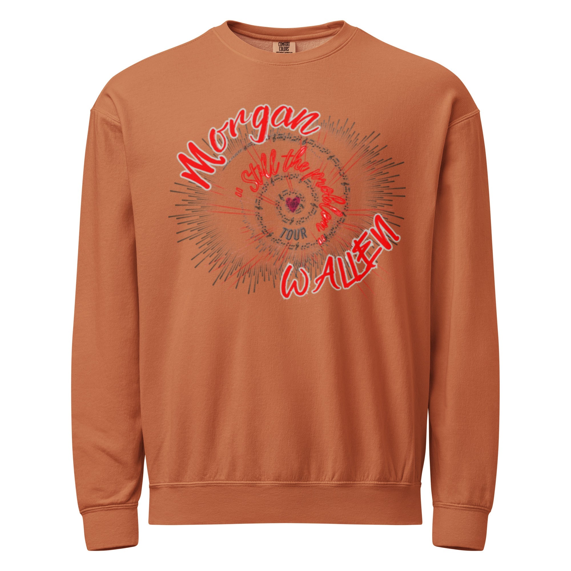 Unisex garment-dyed fleece crewneck sweatshirt - RBW COLLECTION