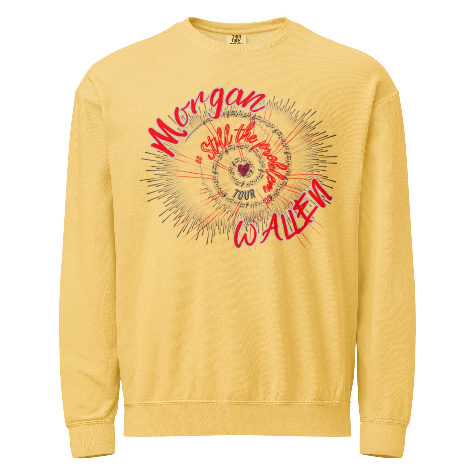 Unisex garment-dyed fleece crewneck sweatshirt - RBW COLLECTION